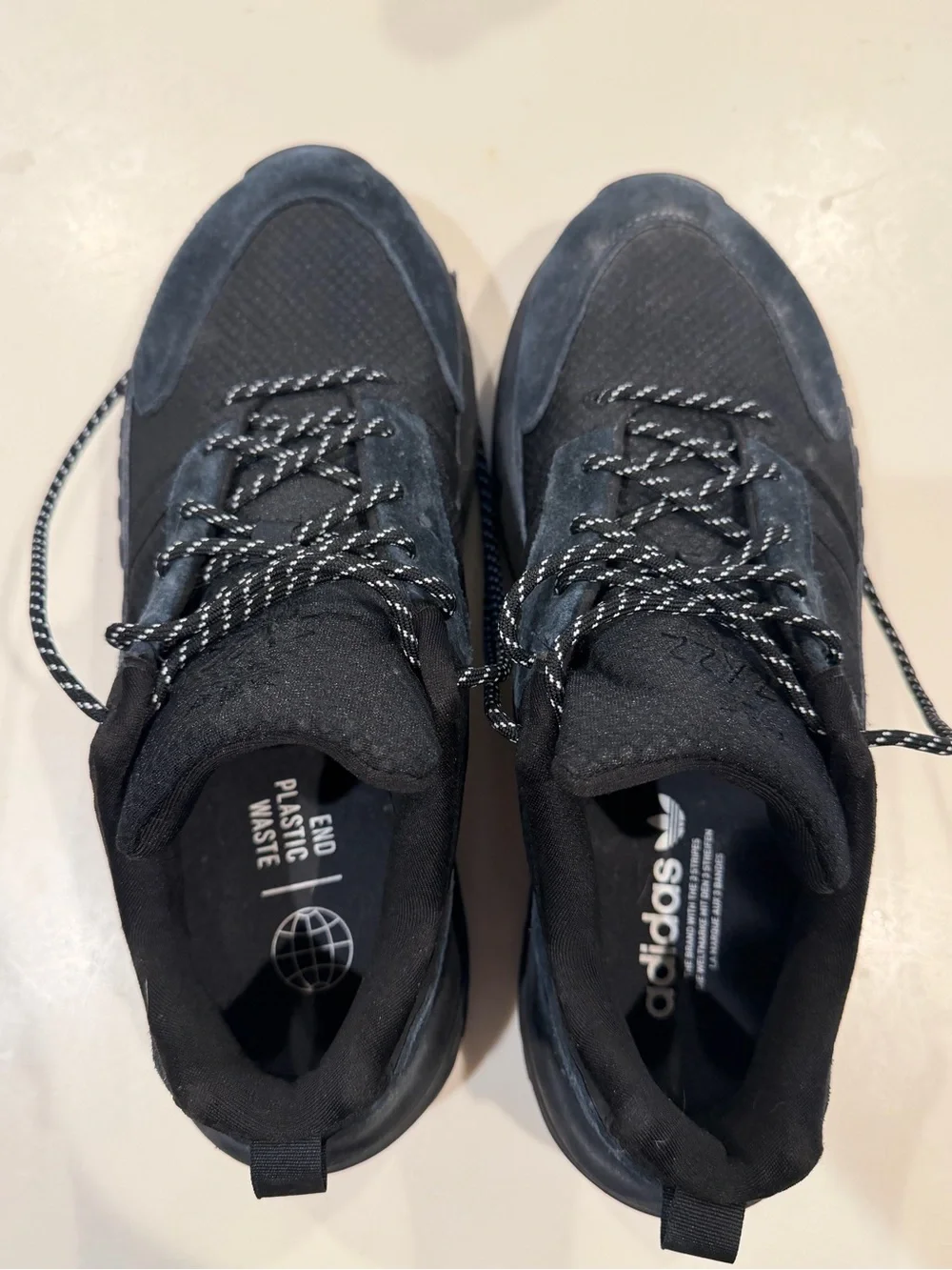 adidas Black & White ZX 22 Boost Sneakers